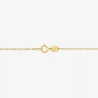 Womens Genuine Gemstone 18K Gold Over Silver Pendant Necklace