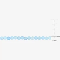 Womens Genuine Gemstone Sterling Silver Pendant Necklace