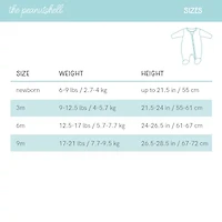 The Peanutshell Balletcore Baby Girls 3-pc. Sleep and Play