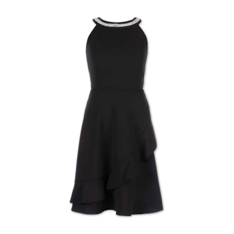 Speechless Girls Embellished Sleeveless A-Line Dress