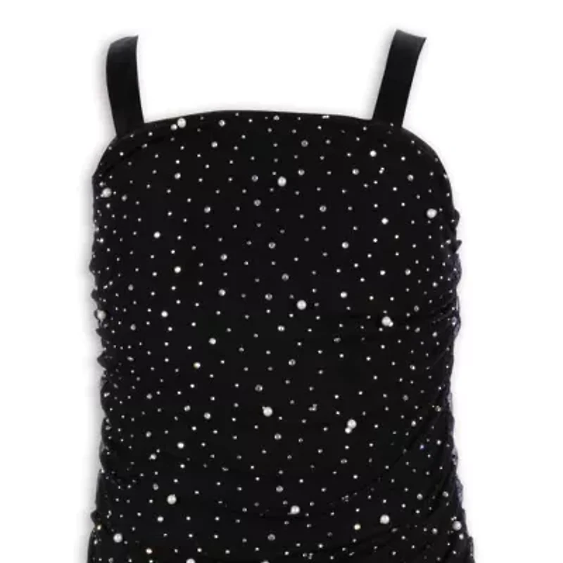 Speechless Big Kid Girls Embellished Sleeveless Midi Party Dress