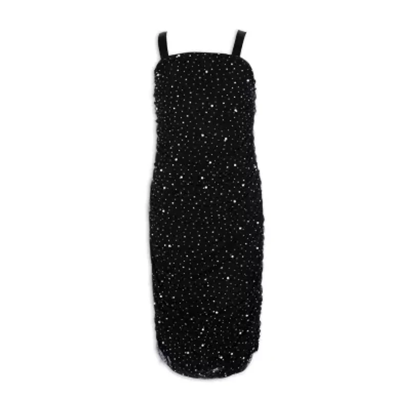 Speechless Big Kid Girls Embellished Sleeveless Midi Party Dress