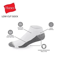 Hanes Ultimate Mens Multi-Pack 6 Pair Low Cut Socks