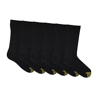 Gold Toe Cambridge Mens 6 Pair Crew Socks