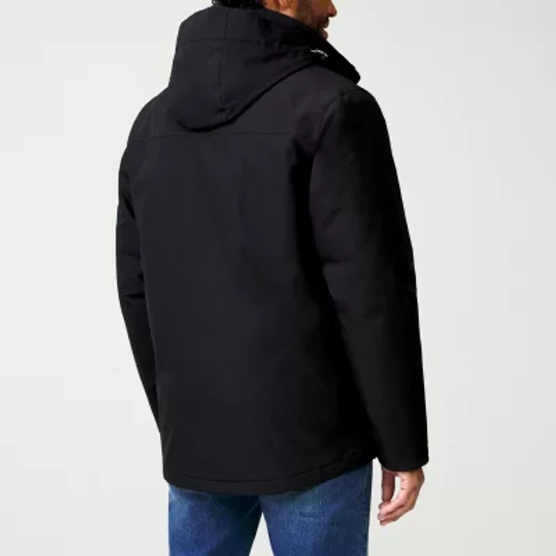 Free Country Mens Hooded Lined Removable Hood Heavyweight System Jacket