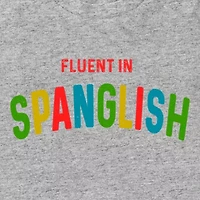 Mens Short Sleeve Spanglish Graphic T-Shirt