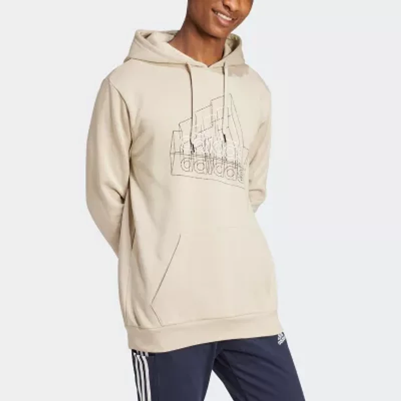 adidas Mens Long Sleeve Active Hoodie