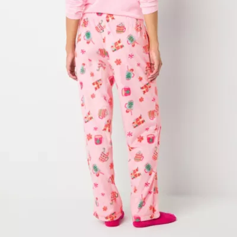 Sleep Chic Womens Fleece Pajama Pants
