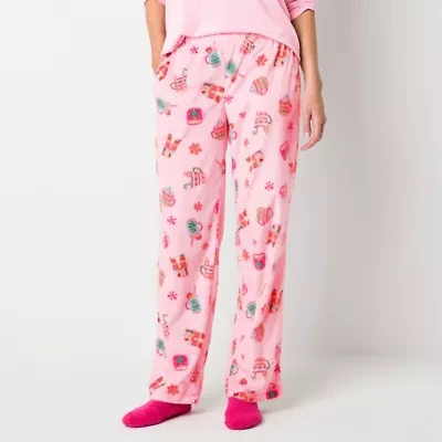 Sleep Chic Womens Fleece Pajama Pants