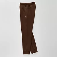 Xersion Double-Knit Little & Big Kid Boys Cuffed Mid Rise Regular Fit Jogger Pant
