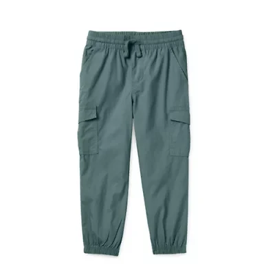 Okie Dokie Toddler & Little Boys Drawstring Waist Straight Cargo Pant