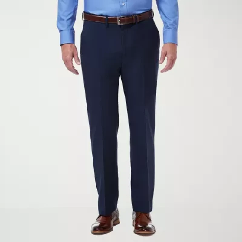 Haggar Premium Comfort Mens Classic Fit Dress Flat Front Pant