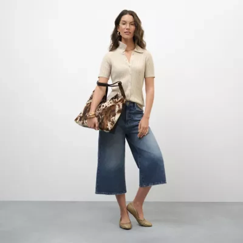 a.n.a Mabrey Womens Round Closed Toe Ballet Flats