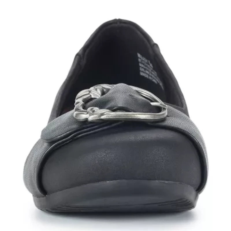 Baretraps Milady Womens Round Closed Toe Slip-On Shoe