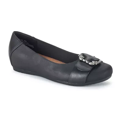 Baretraps Milady Womens Round Closed Toe Slip-On Shoe