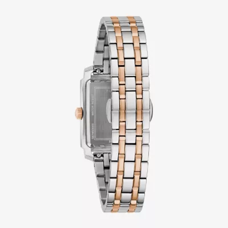 Bulova Sutton Womens Two Tone Stainless Steel Bracelet Watch 98l328