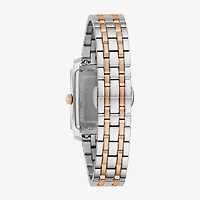 Bulova Sutton Womens Two Tone Stainless Steel Bracelet Watch 98l328