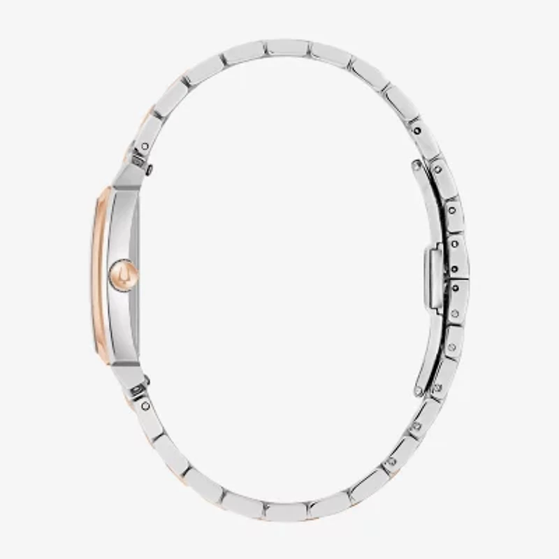 Bulova Sutton Womens Two Tone Stainless Steel Bracelet Watch 98l328