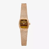 Bulova Classic Womens Rose Goldtone Stainless Steel Bracelet Watch 97l185