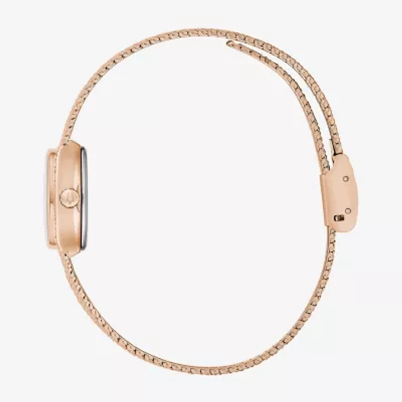Bulova Classic Womens Rose Goldtone Stainless Steel Bracelet Watch 97l185