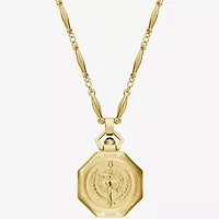 Bulova Rubaiyat Womens Gold Tone Stainless Steel Pocket Watch 97l182