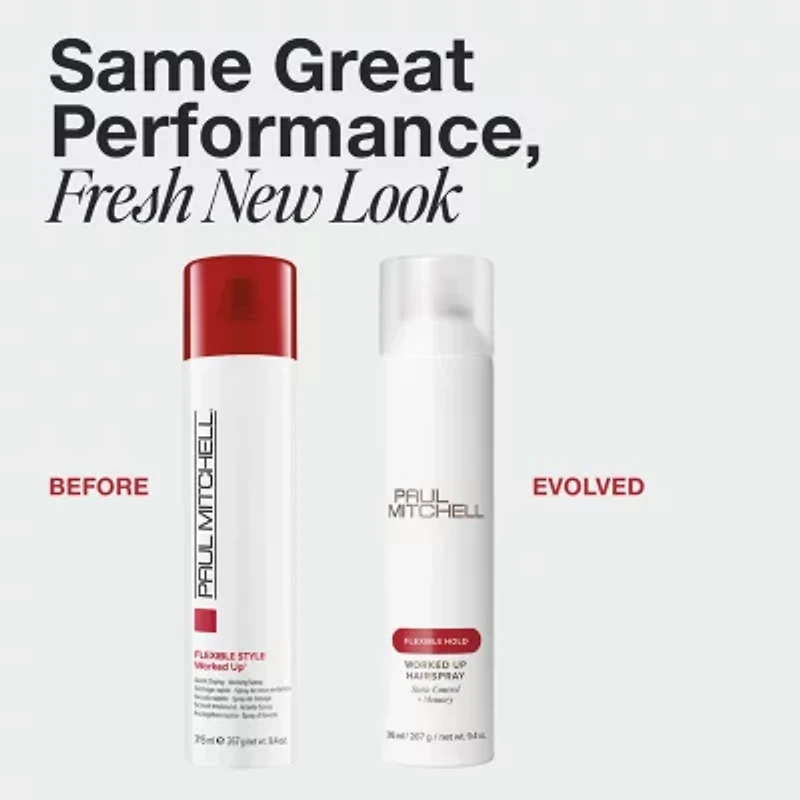 Paul Mitchell Worked Up Flexible Hold Hair Spray 9.4 oz.
