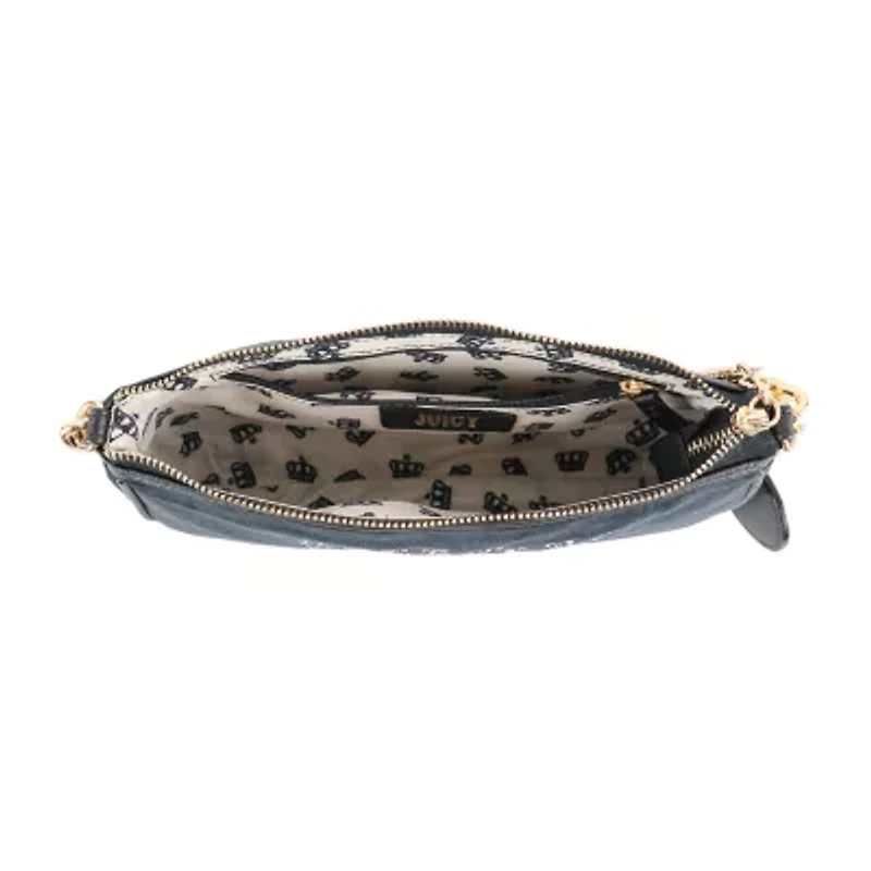 Juicy By Juicy Couture Shine Bright Velour Shoulder Bag