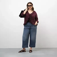 Liz Claiborne Womens Harmony Criss Cross Strap Flat Sandals