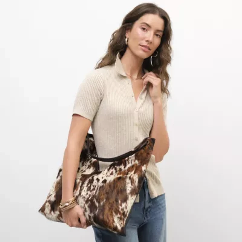 a.n.a Haircalf Slim Hobo Bag