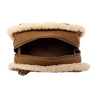 Frye and Co. Holiday Suede With Sherling Satchel