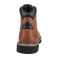 NEVADOS Mens Rodney Slip Resistant Flat Heel Work Boots