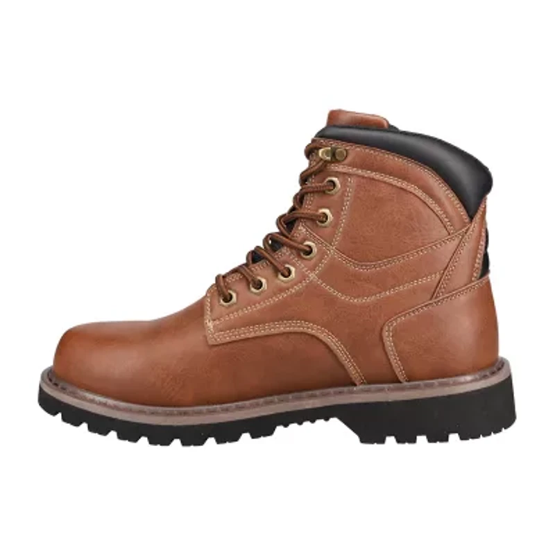 NEVADOS Mens Rodney Slip Resistant Flat Heel Work Boots