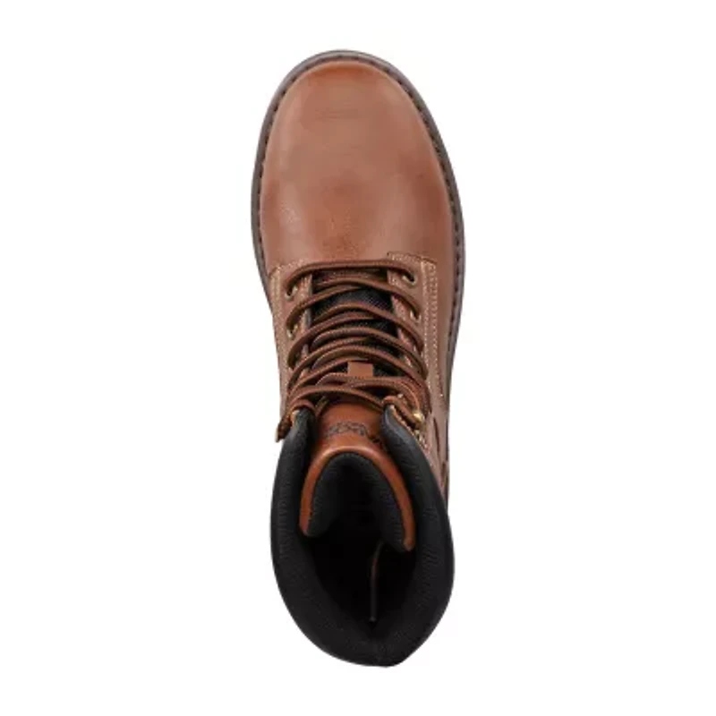 NEVADOS Mens Rodney Slip Resistant Flat Heel Work Boots