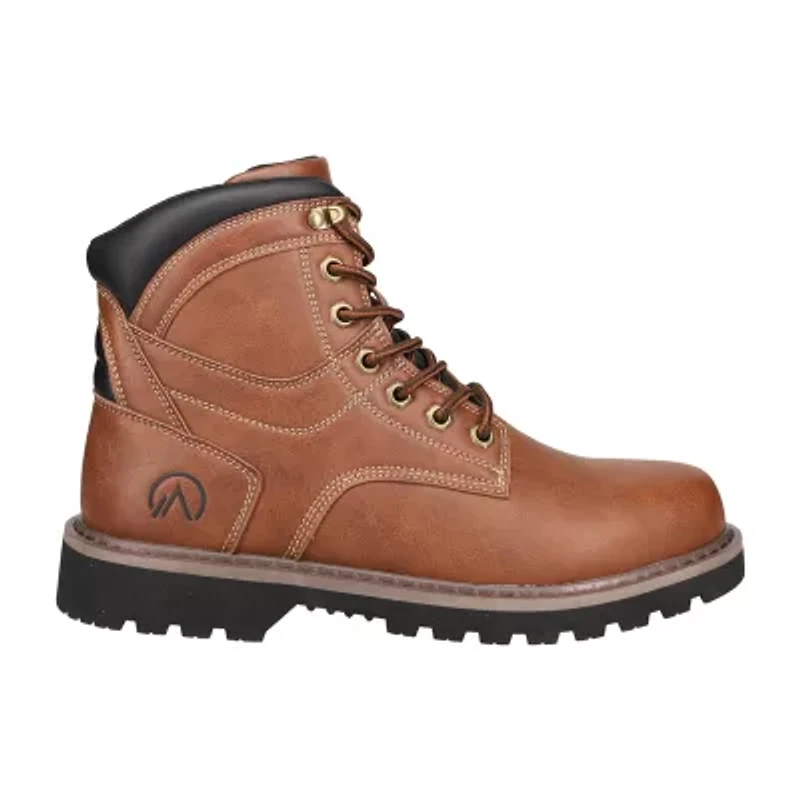 NEVADOS Mens Rodney Slip Resistant Flat Heel Work Boots