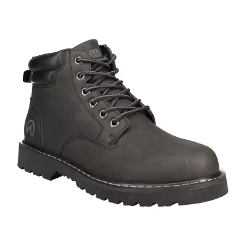 NEVADOS Mens Millers Slip Resistant Flat Heel Work Boots