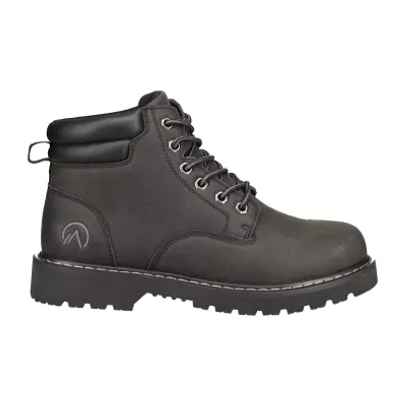 NEVADOS Mens Millers Slip Resistant Flat Heel Work Boots