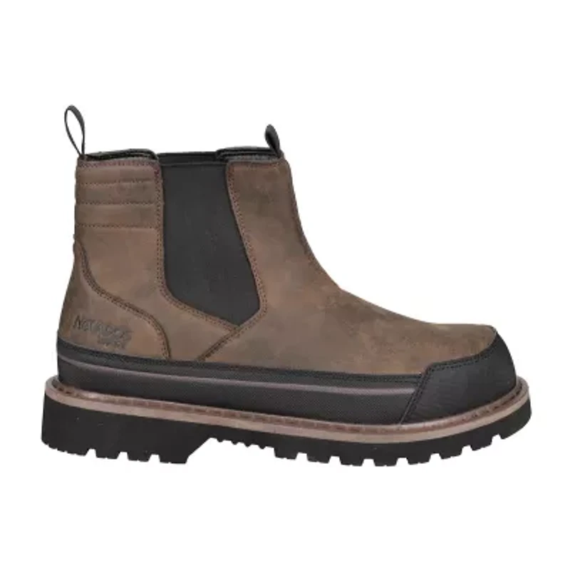 NEVADOS Mens Foreman Slip Resistant Flat Heel Work Boots