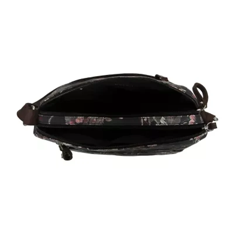 Bueno of California Medium Double Zip Crossbody Bag