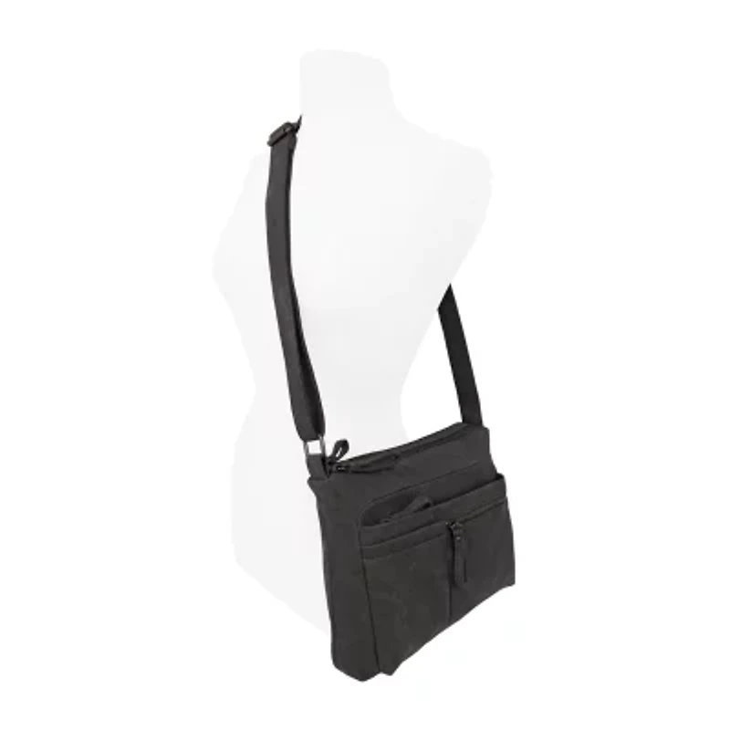 Bueno of California North South Zip Washed Crossbody Bag