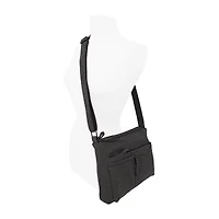Bueno of California North South Zip Washed Crossbody Bag