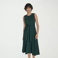 Marc New York Womens Sleeveless Midi Fit + Flare Dress