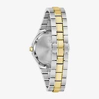 Bulova Dress/Classic Womens Two Tone Stainless Steel Bracelet Watch 98p234