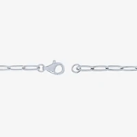Womens Red Ruby Sterling Silver 18 Inch Tennis Necklace