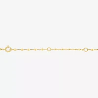 Womens Genuine Green Amethyst 14K Gold Over Silver Round 16 Inch Pendant Necklace