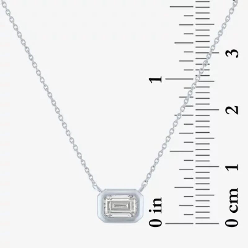 Diamond Addiction Womens (G-H / Si2-I1) 1/2 CT. T.W. Lab Grown White 10K  Gold Pendant Necklace