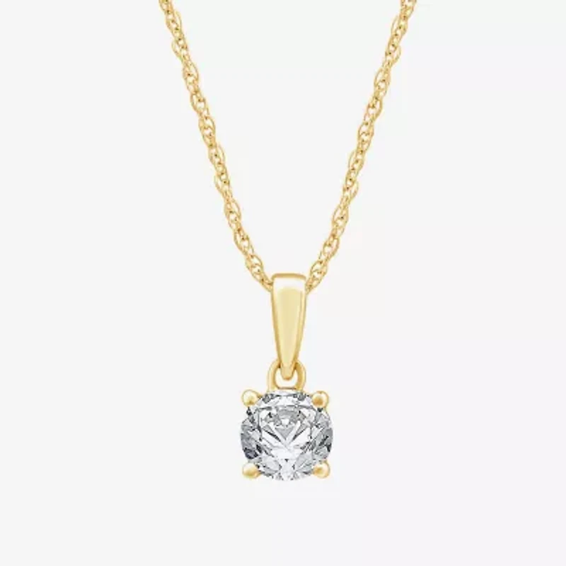 G, Si1-Si2 Womens 2 CT. Lab Grown White Diamond 14K Gold Over Silver 2-pc. Jewelry Set