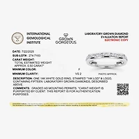 Grown Gorgeous (F, Vs2) Womens 1/2 CT. T.W. Lab White Diamond 14K Gold or Platinum Anniversary Wedding Band