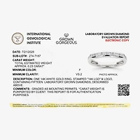 Grown Gorgeous (F,Vs2) Womens 1/4 CT. T.W. Lab White Diamond 14K Gold or Platinum Wedding Band