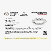 Grown Gorgeous Womens 2.5MM 1 CT. T.W. Lab White Diamond 14K Gold or Platinum Anniversary Wedding Band