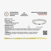Grown Gorgeous Womens 1/2 CT. T.W. Lab White Diamond 14K Gold or Platinum Anniversary Wedding Band